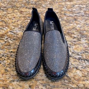 COPY - Muguan Sparkly Rhinestone Flats/Slip-ons